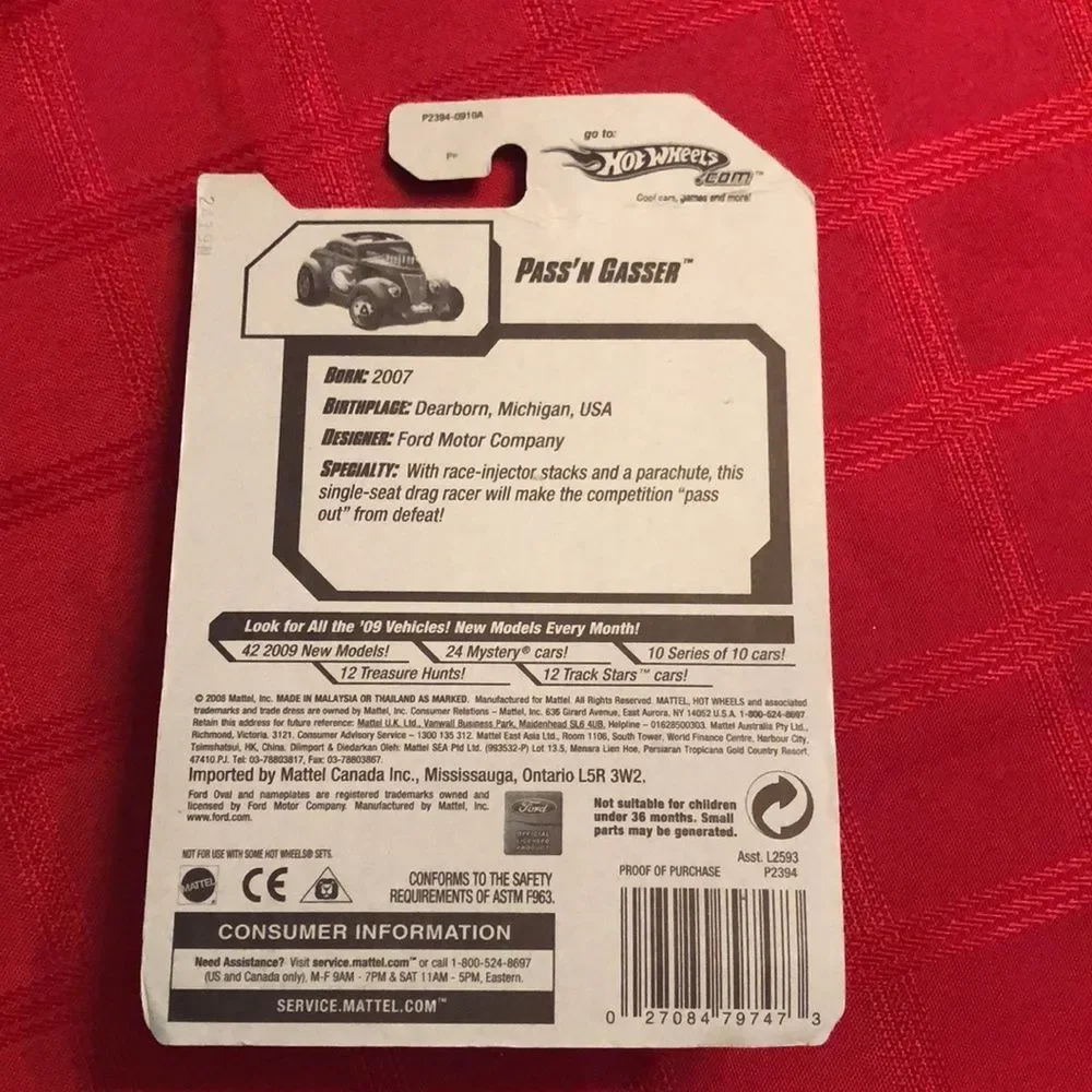 Hot Wheels 2008 Pass’n Gasser New in Package by Mattel
